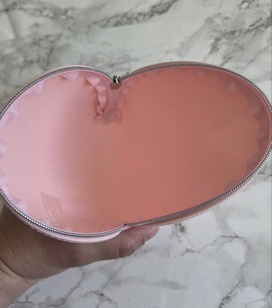 Dior Pink Round Novelty Pouch
